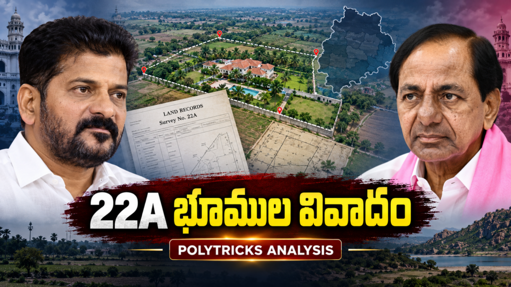 22A భూముల వివాదం, ఎర్రవల్లి ఫాంహౌస్‌పై నిజనిర్ధారణ – రేవంత్ రెడ్డి, కేసీఆర్