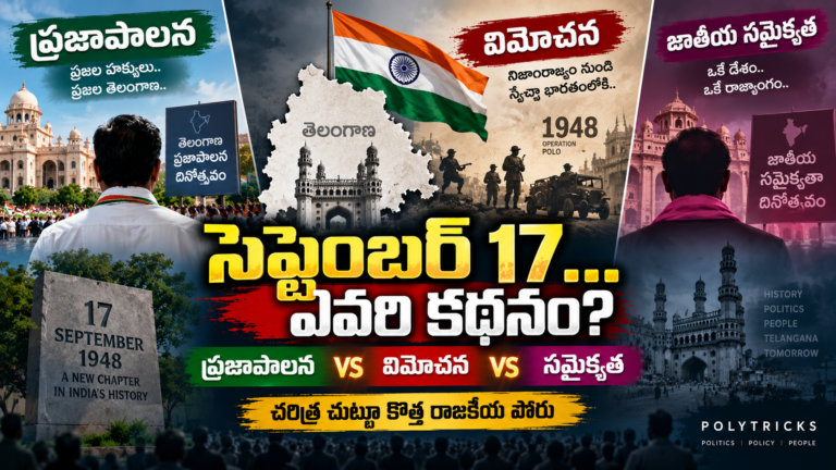 సెప్టెంబర్ 17 ఎవరి కథనం? ‘ప్రజాపాలన’ వర్సెస్ ‘విమోచన’… తెలంగాణలో కొత్త రాజకీయ పోరు